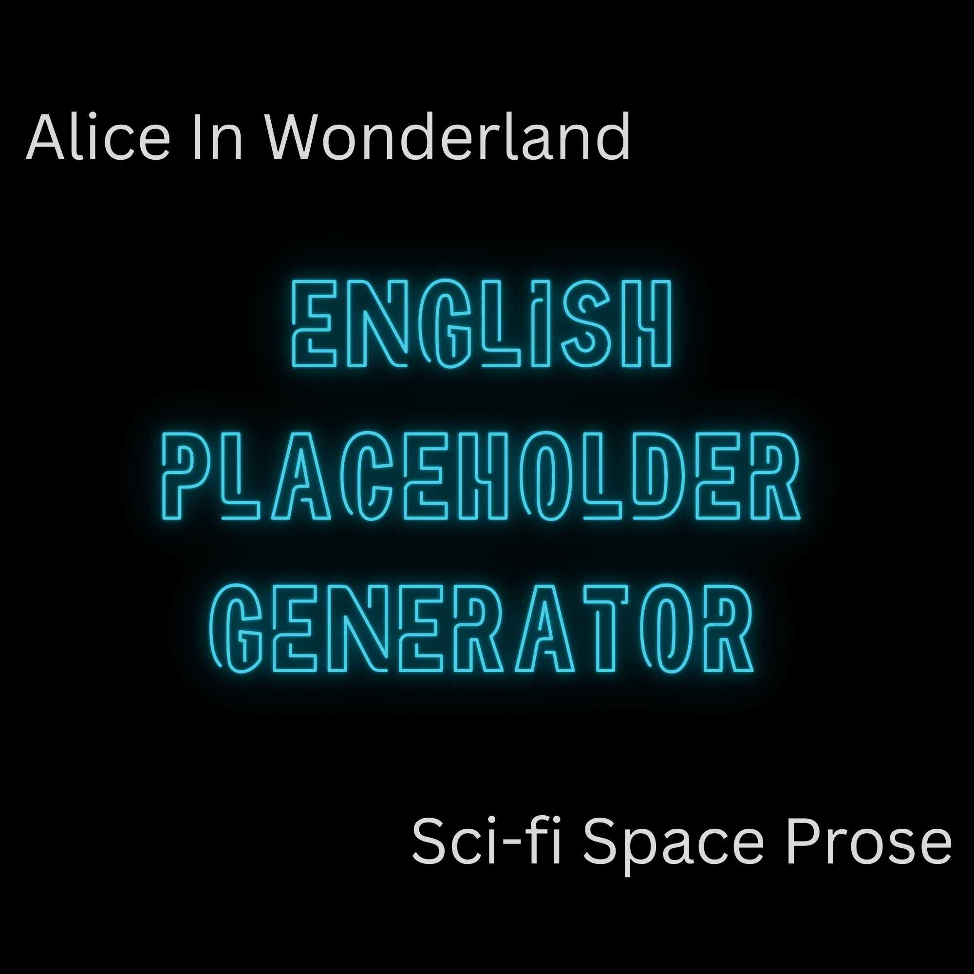 English Placeholder Generator